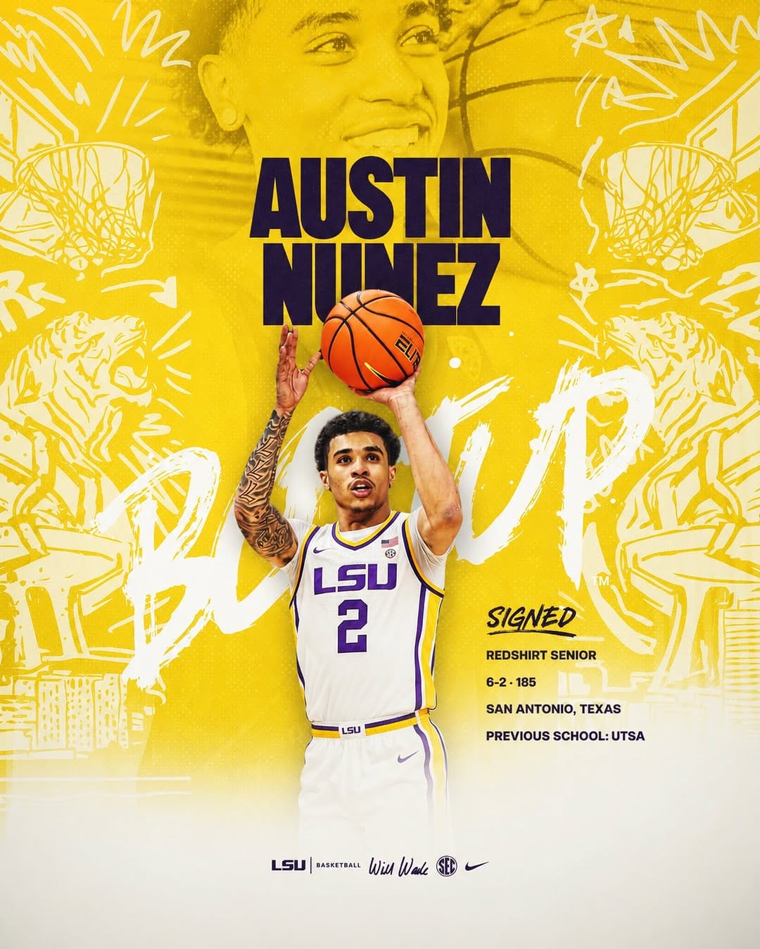 Post 3 by LSU Basketball on Instagram (image)