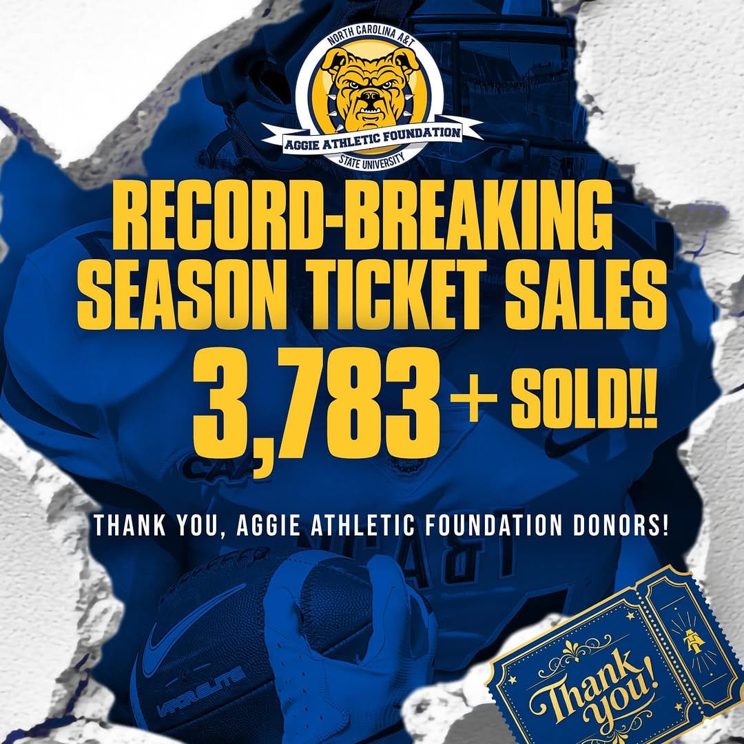 Post 3 by NC A&T Football on Instagram (carousel)