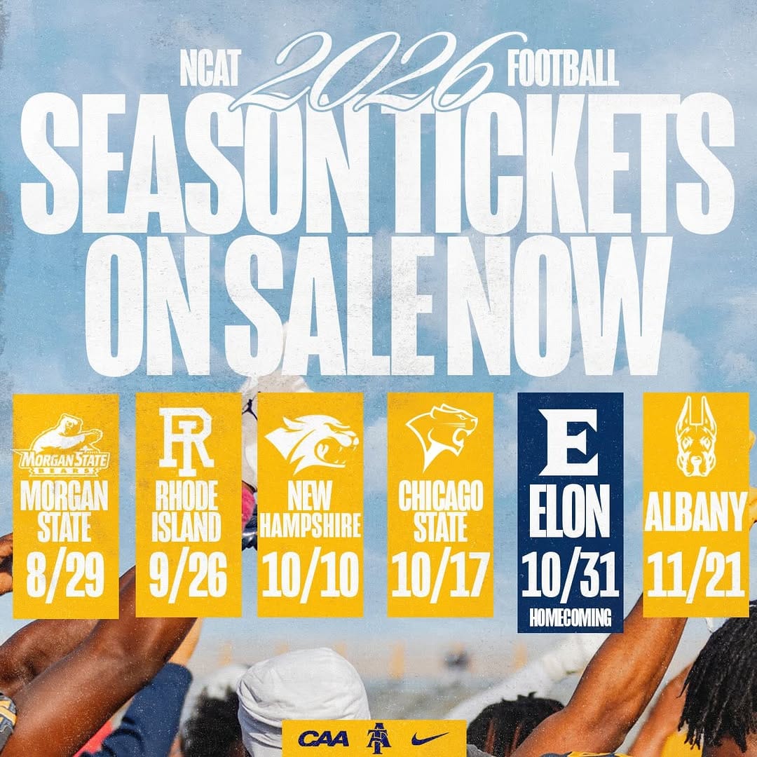 Post 4 by NC A&T Football on Instagram (image)