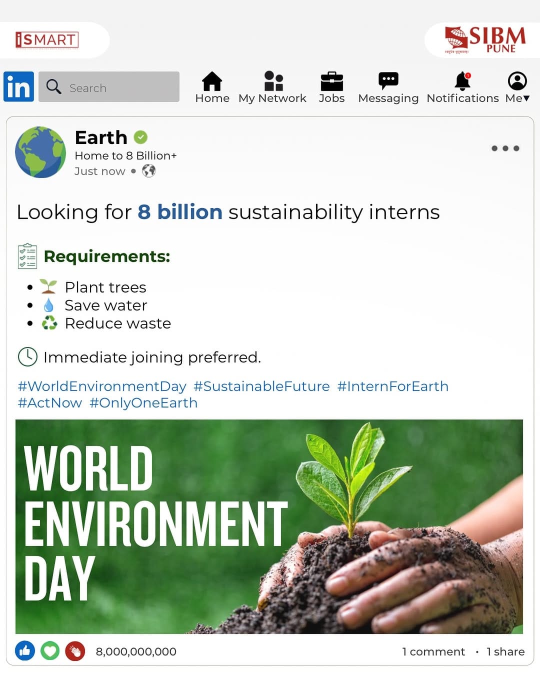 Post 1 by SIBM Pune on Instagram (image)