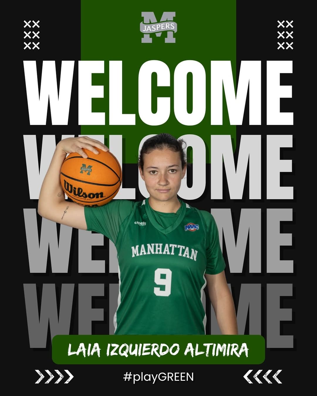 Post 5 by Manhattan Women’s Basketball on Instagram (image)