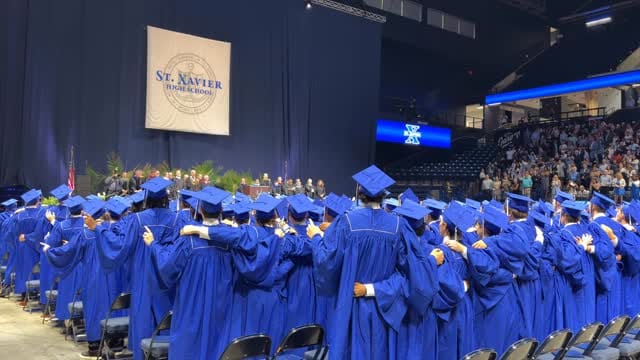 Post 3 by St. Xavier High School on Instagram (video)