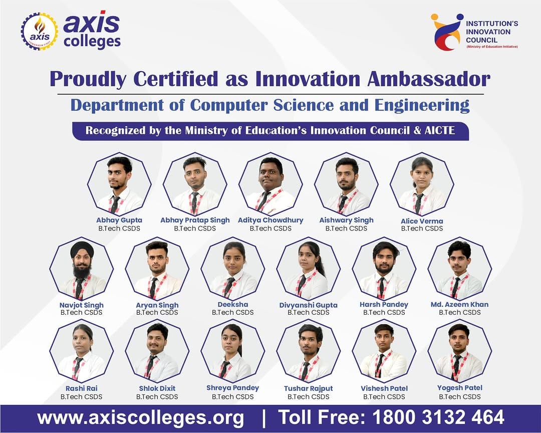 Post 5 by Axis Colleges on Instagram (image)