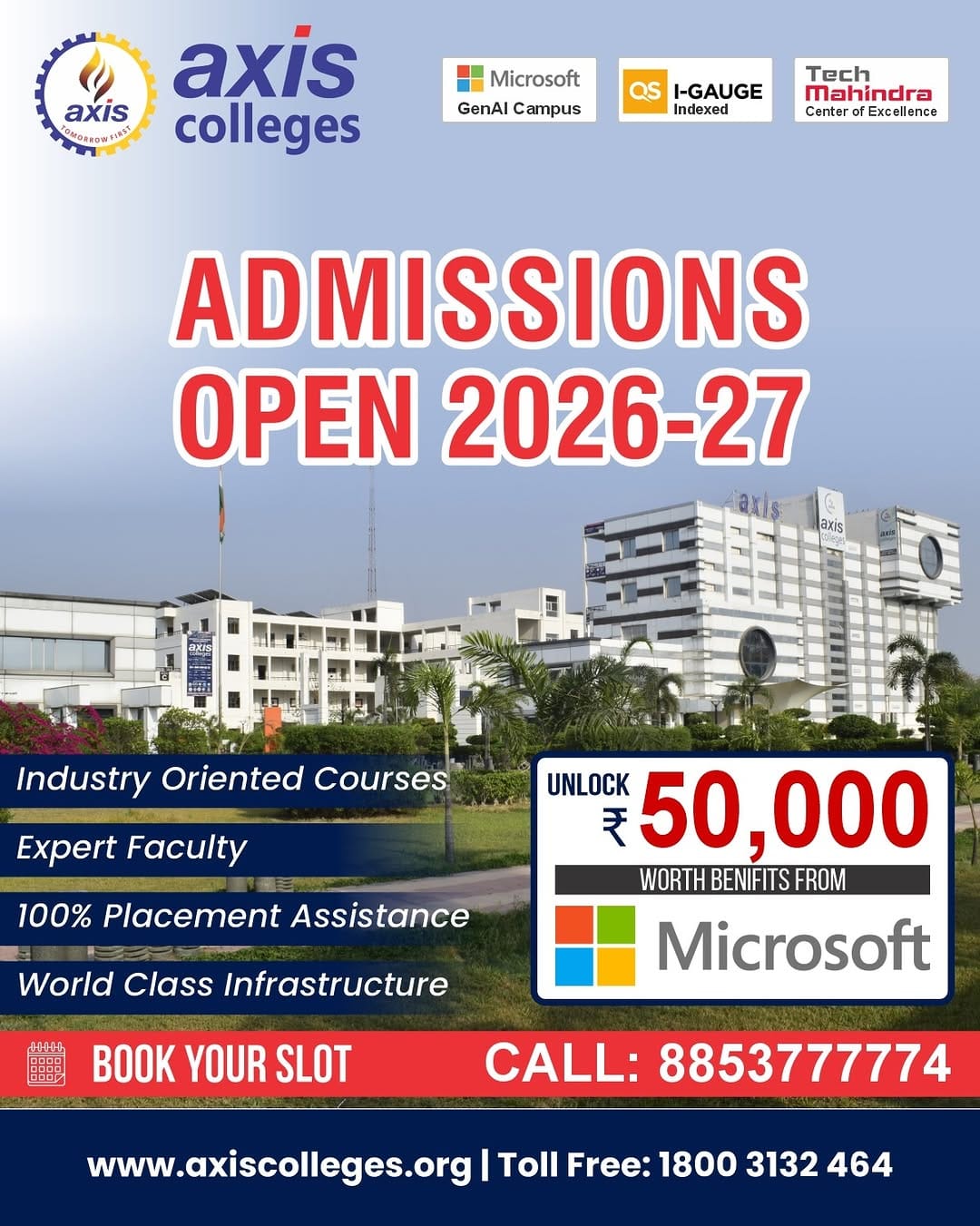 Post 4 by Axis Colleges on Instagram (image)