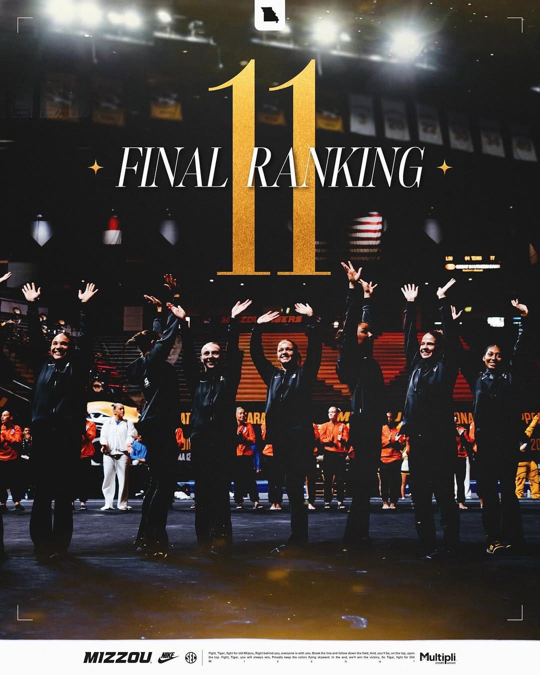 Post 8 by Missouri Gymnastics on Instagram (image)