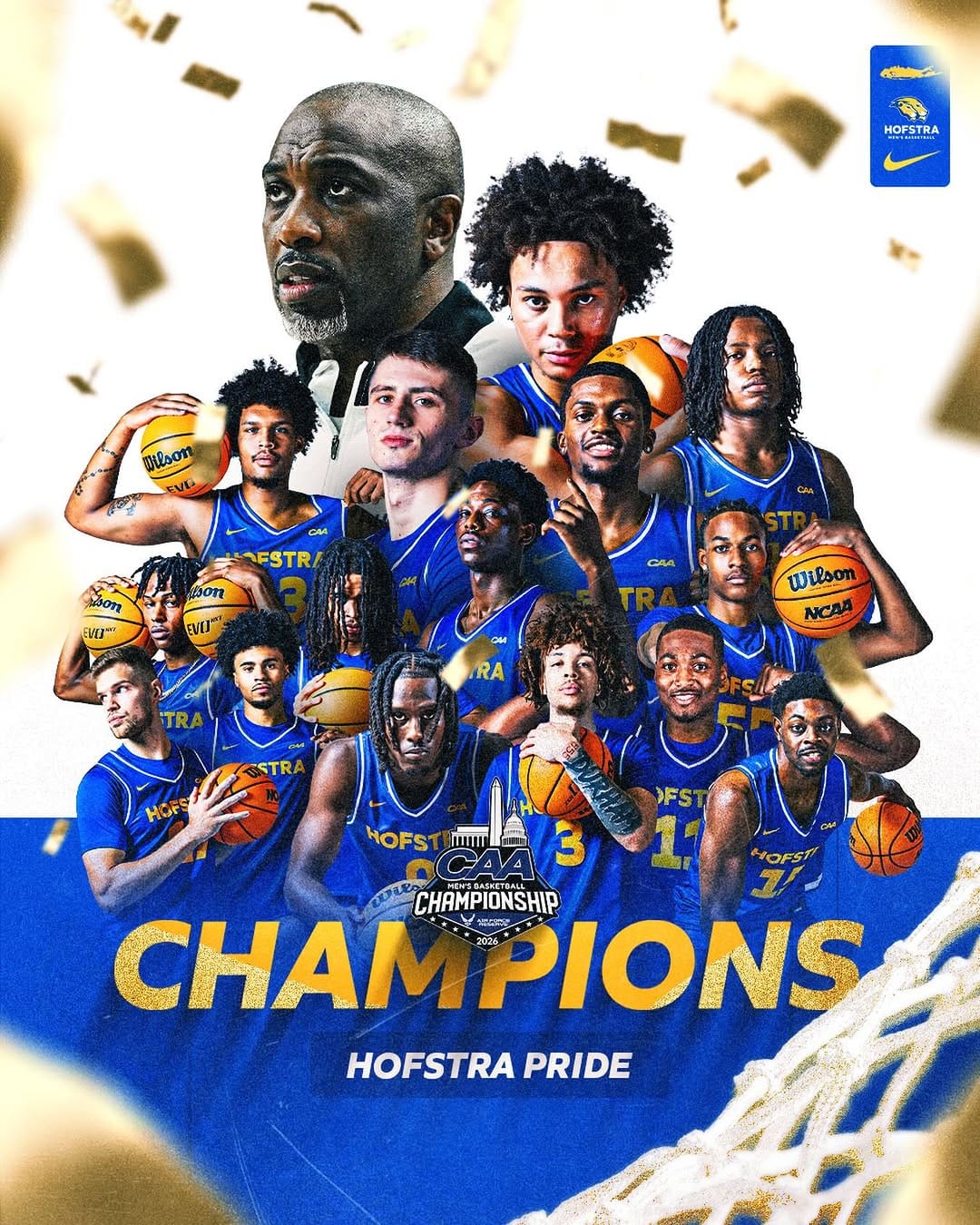 Post 9 by Hofstra Men's Basketball on Instagram (image)