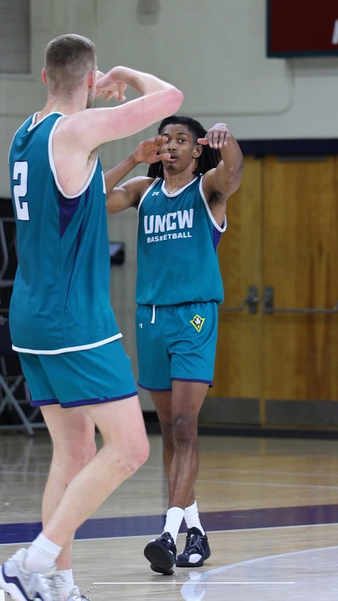 Post 1 by UNCW Men's Basketball on Instagram (video)