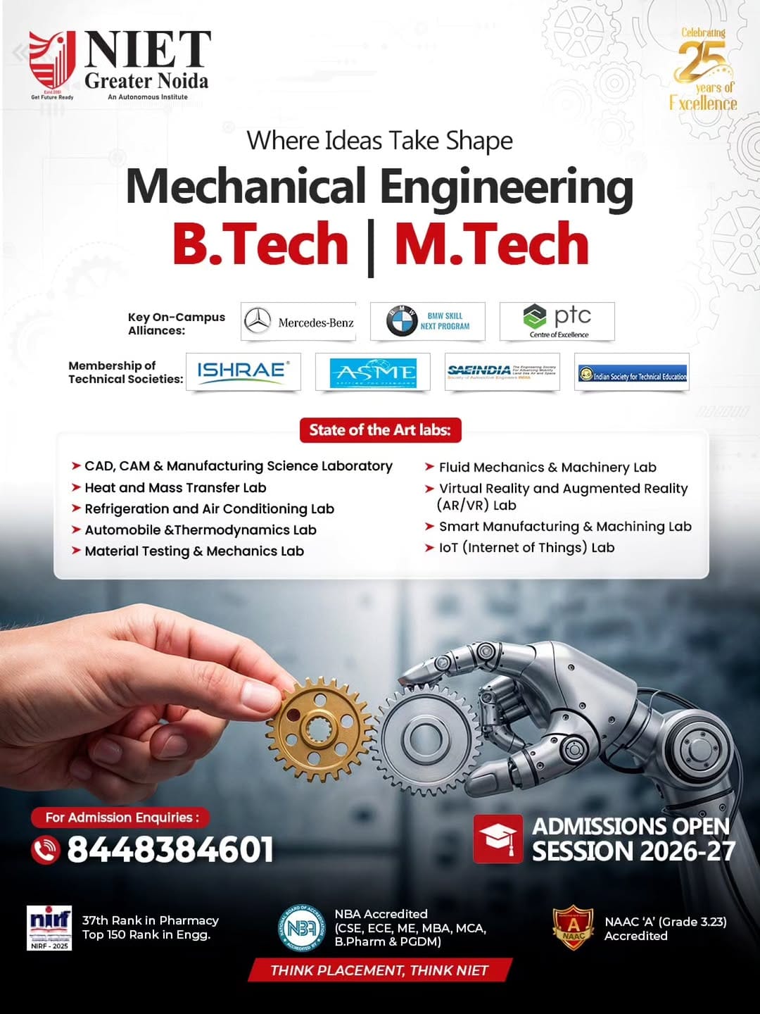 Post 1 by Noida Institute of Engineering and Technology (NIET) on Instagram (image)
