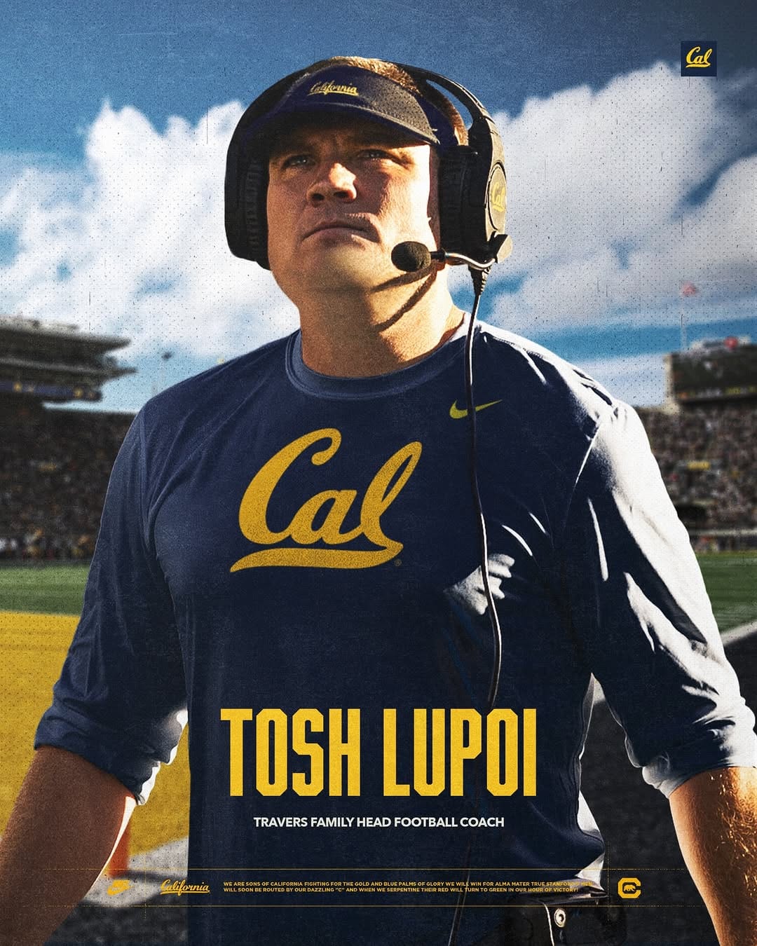Post 10 by Cal Football on Instagram (image)