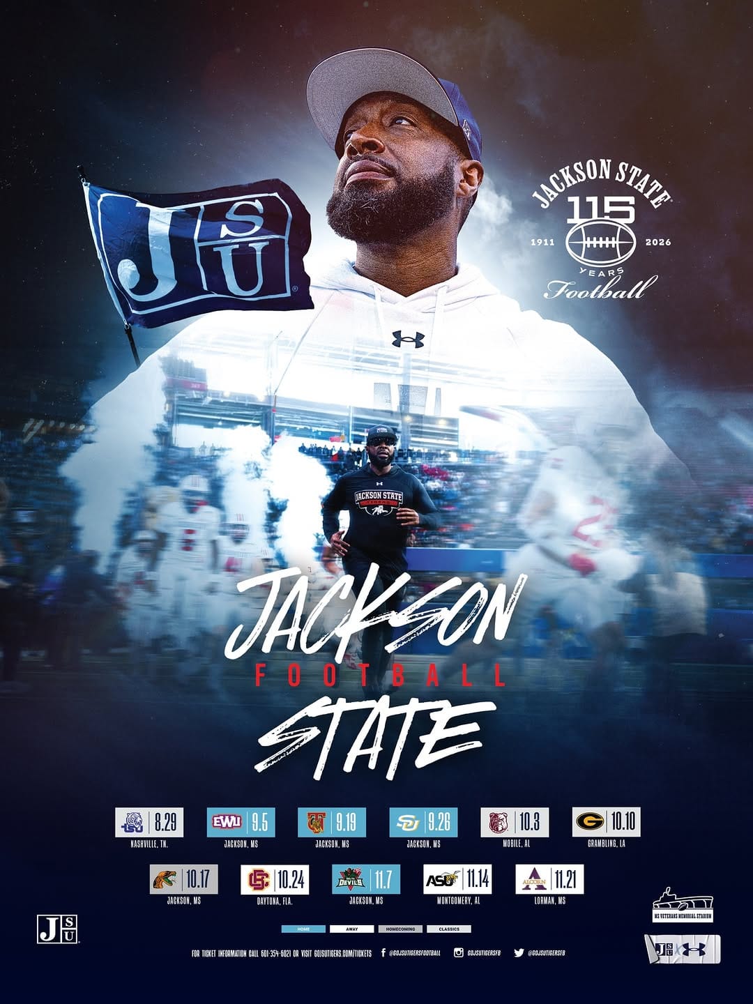 Post 8 by Jackson State Football on Instagram (image)
