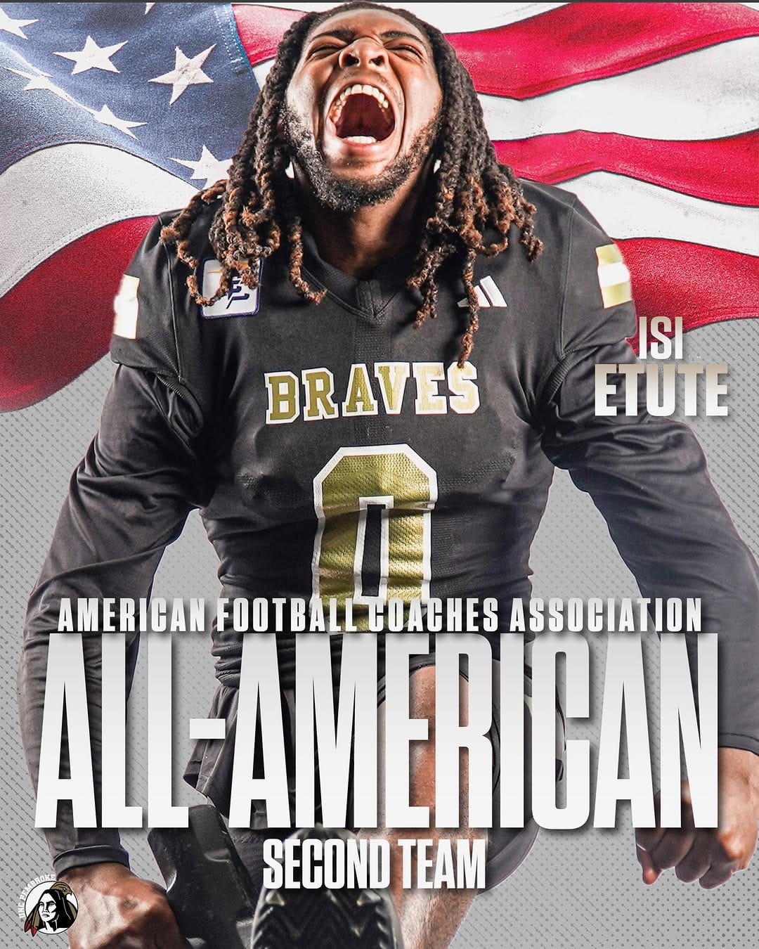 Post 7 by UNCP Football on Instagram (image)