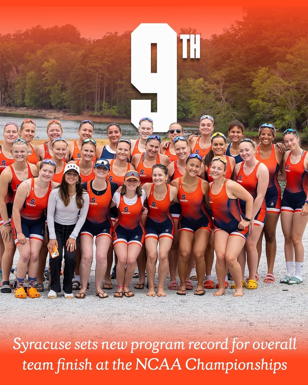 Post 7 by Syracuse Women's Rowing on Instagram (carousel)