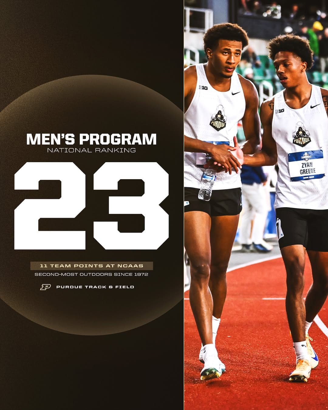 Post 1 by Purdue Track & Field on Instagram (image)