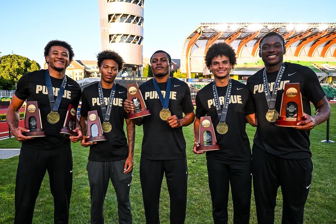 Post 10 by Purdue Track & Field on Instagram (carousel)
