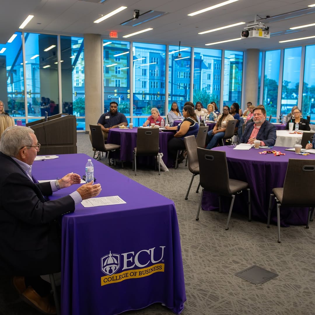 Post 8 by ECU College of Business on Instagram (carousel)