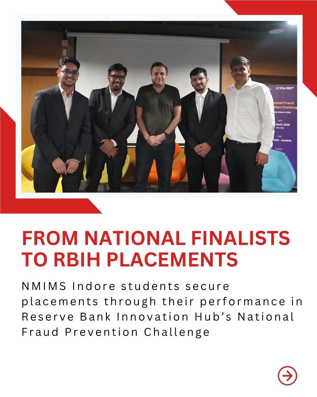 Post 8 by SVKM's NMIMS, Indore on Instagram (carousel)