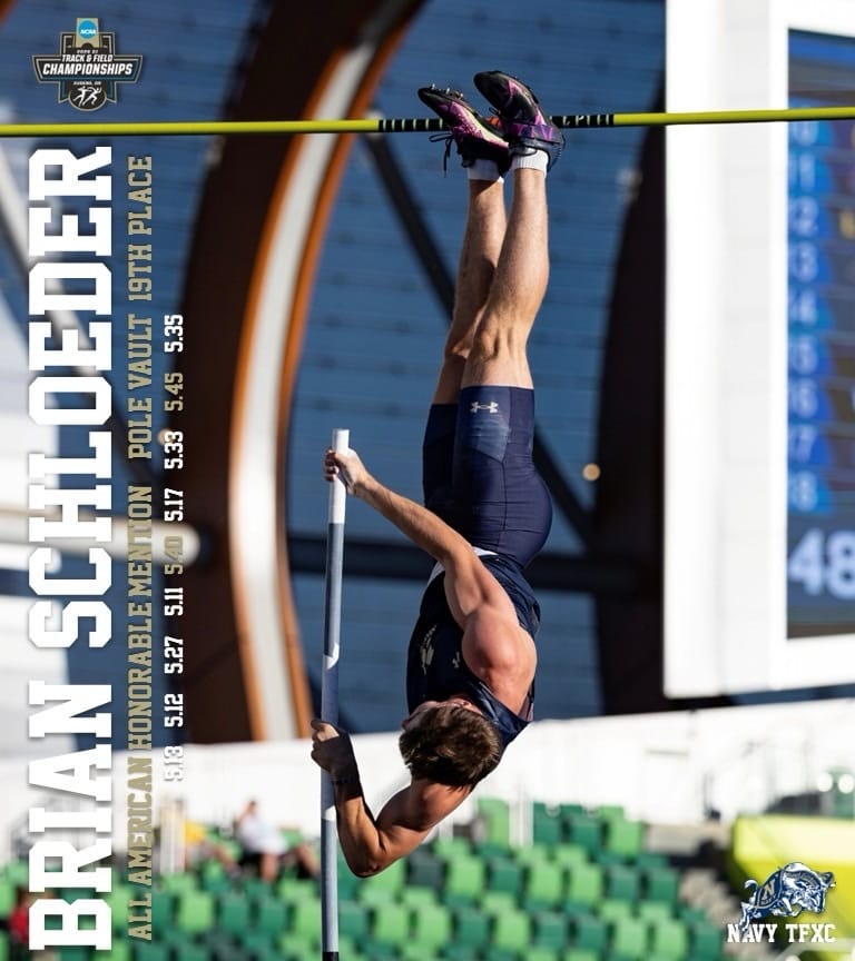 Post 3 by Navy Track & Field / Cross Country on Instagram (carousel)
