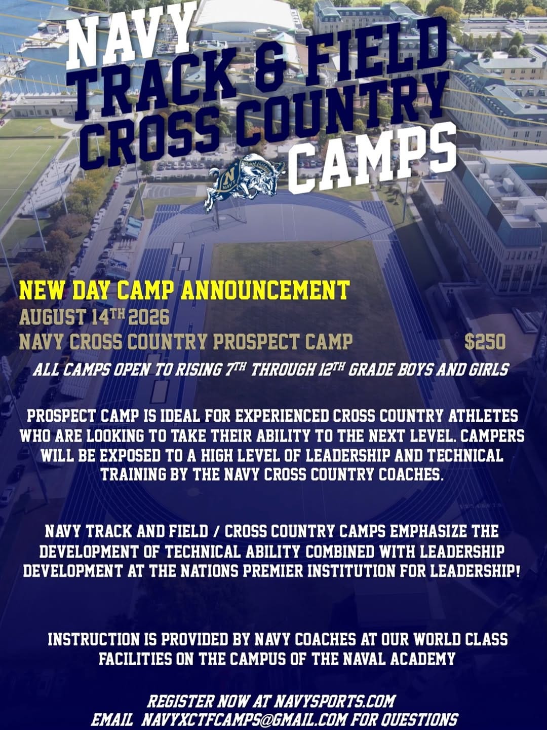 Post 8 by Navy Track & Field / Cross Country on Instagram (carousel)