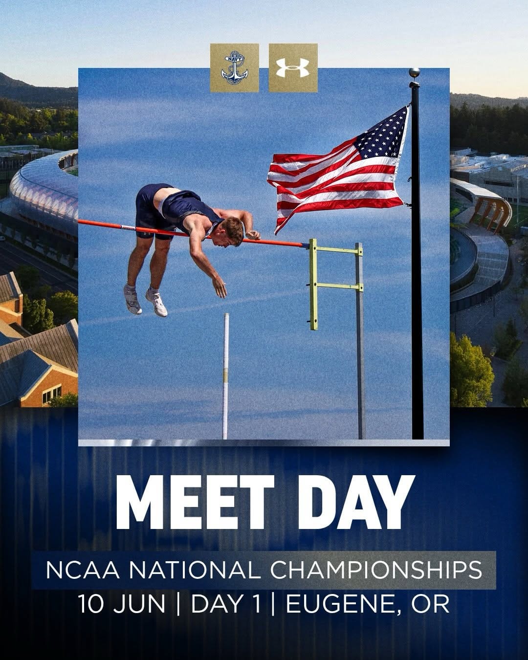 Post 4 by Navy Track & Field / Cross Country on Instagram (image)