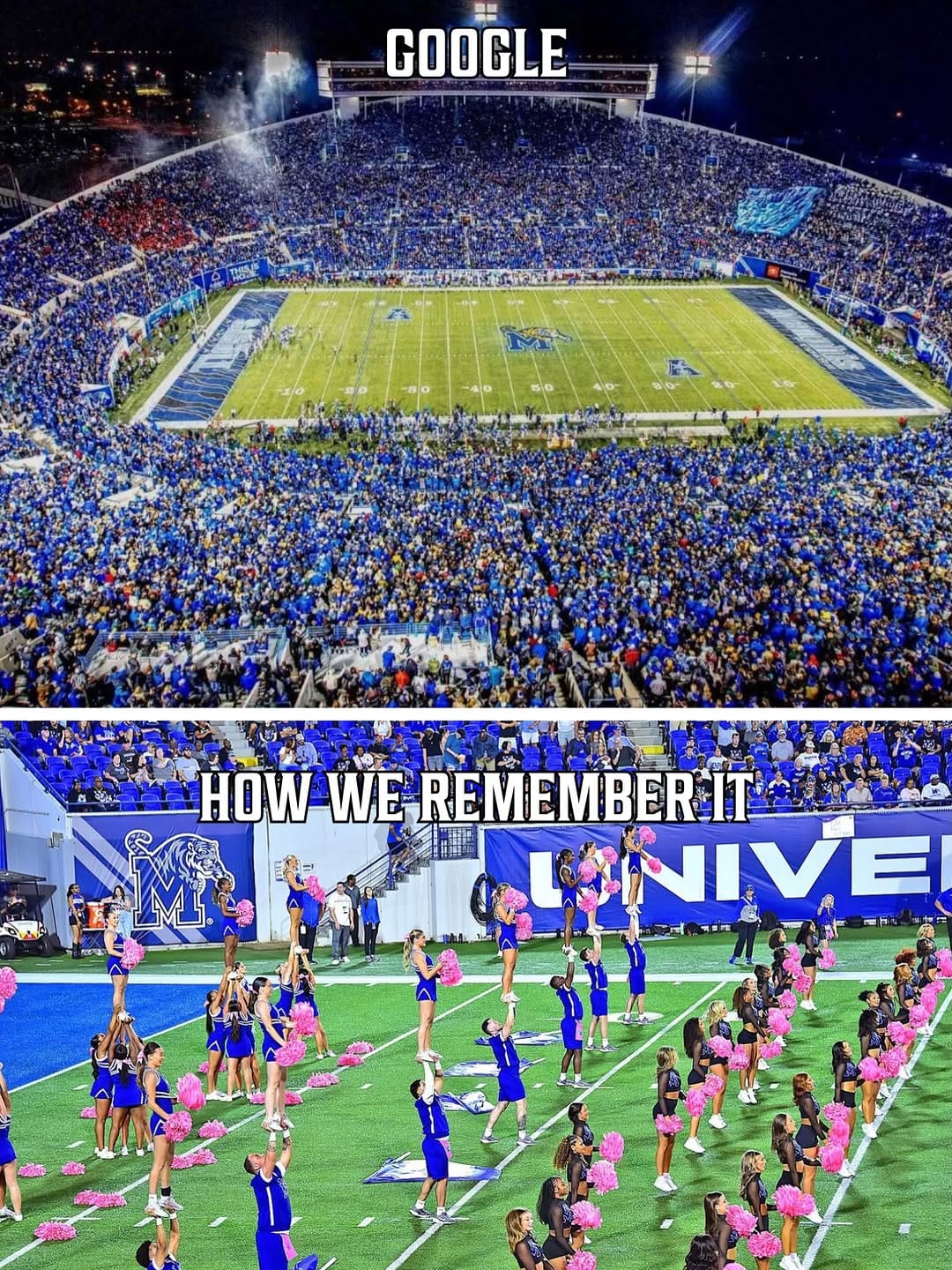 Post 1 by University of Memphis Cheer on Instagram (carousel)