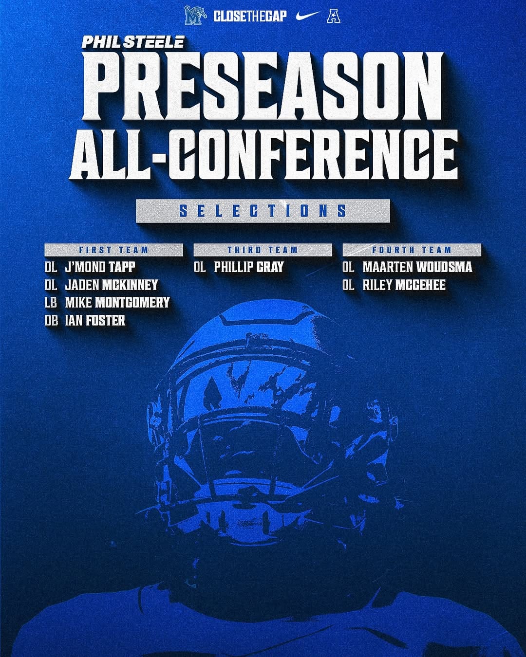 Post 2 by Memphis Football on Instagram (image)