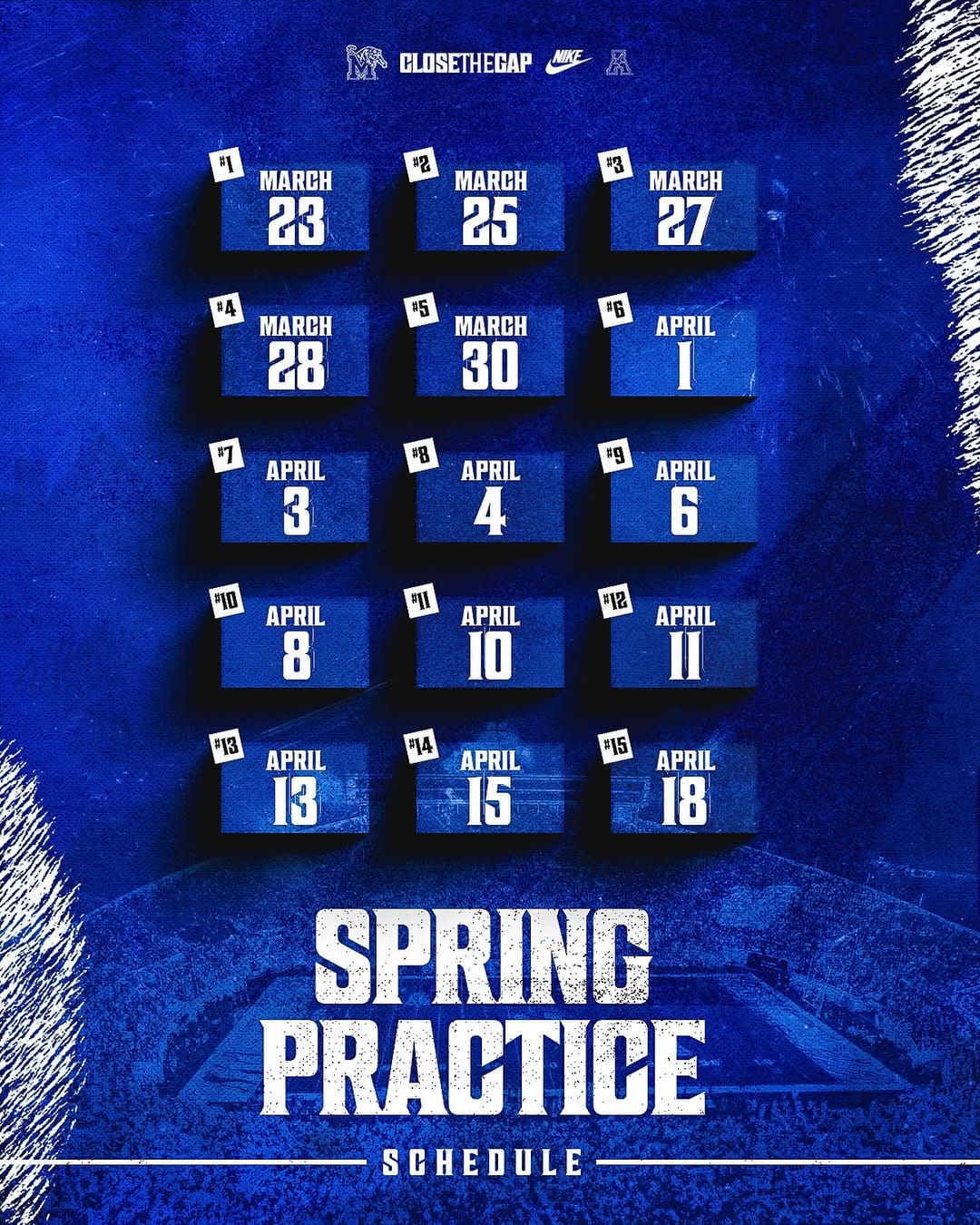 Post 10 by Memphis Football on Instagram (image)