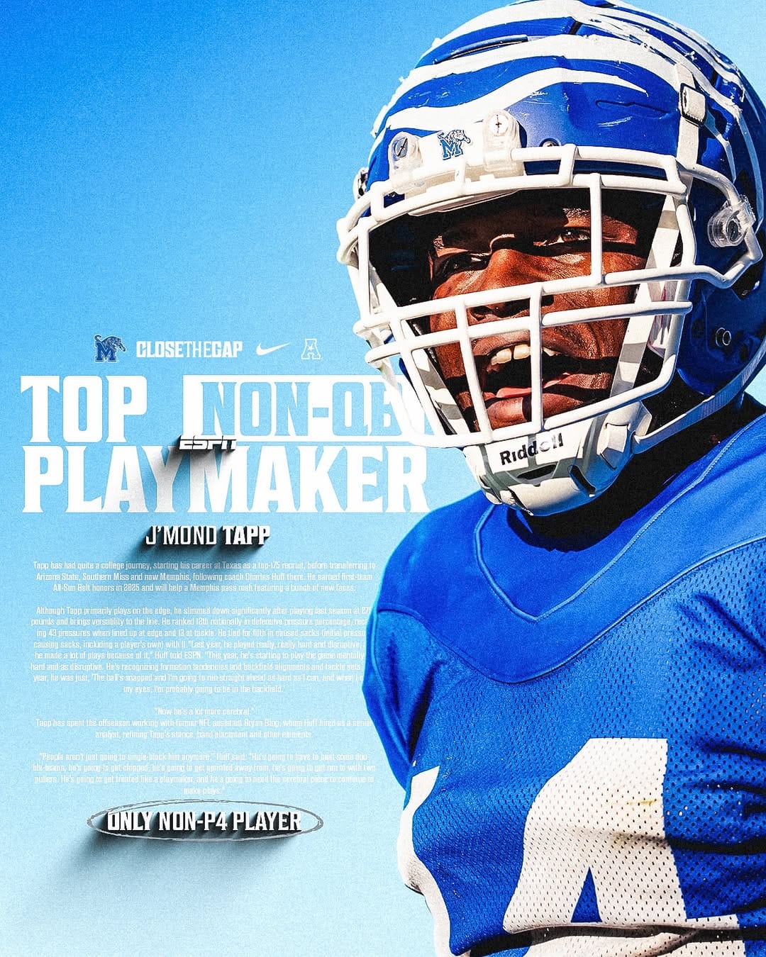 Post 7 by Memphis Football on Instagram (image)