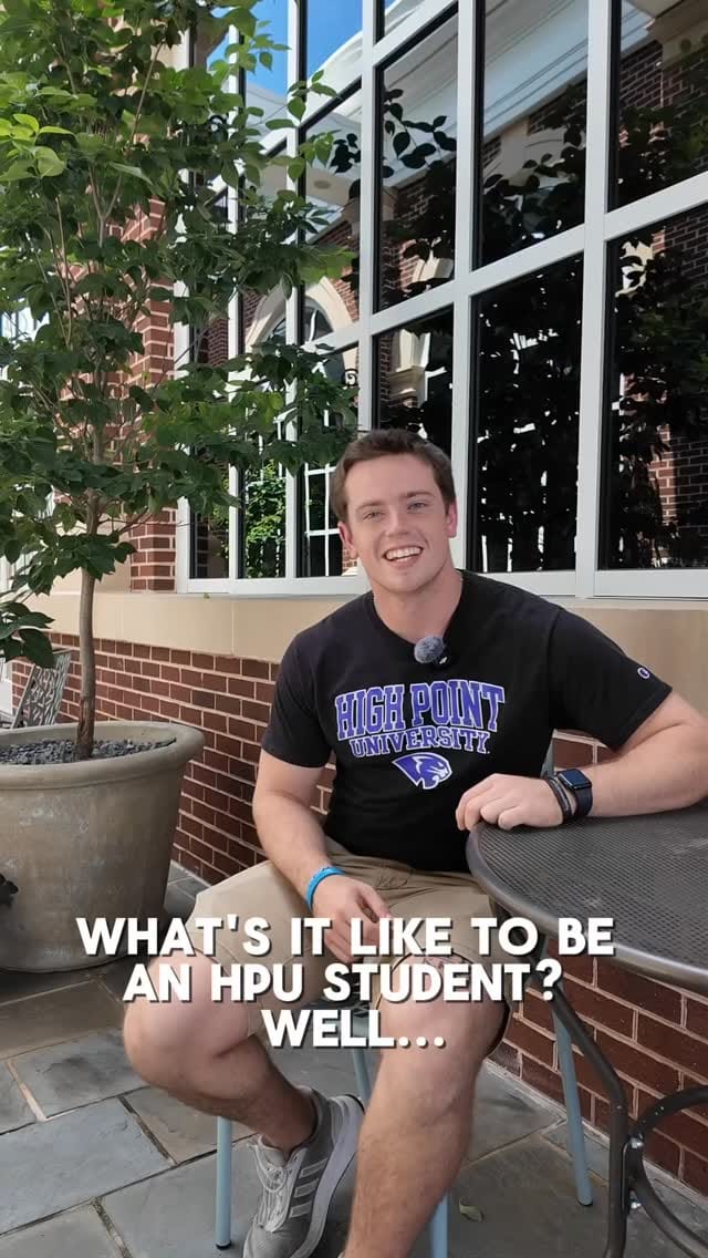 Post 10 by High Point University on Instagram (video)