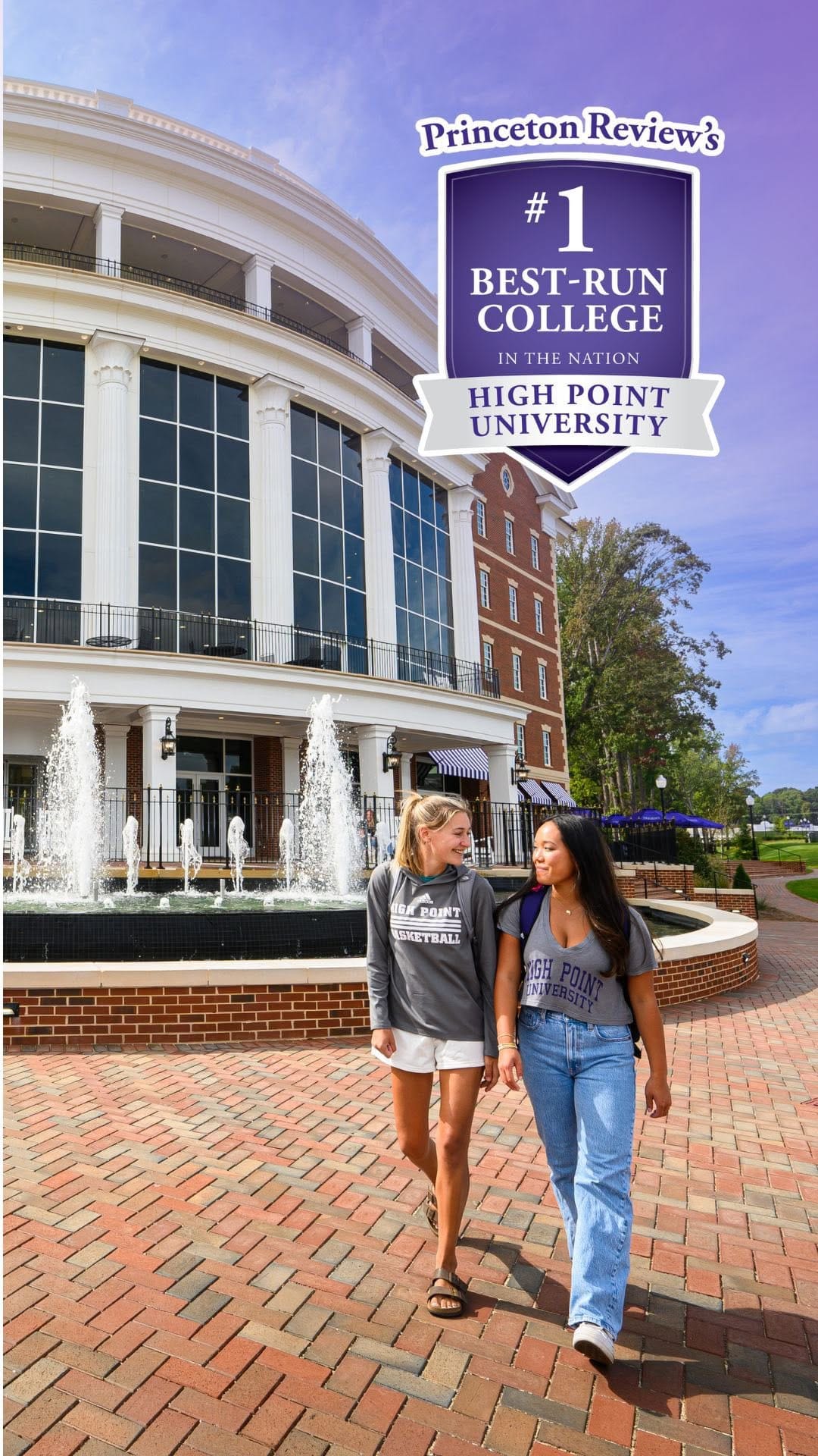 Post 8 by High Point University on Instagram (video)