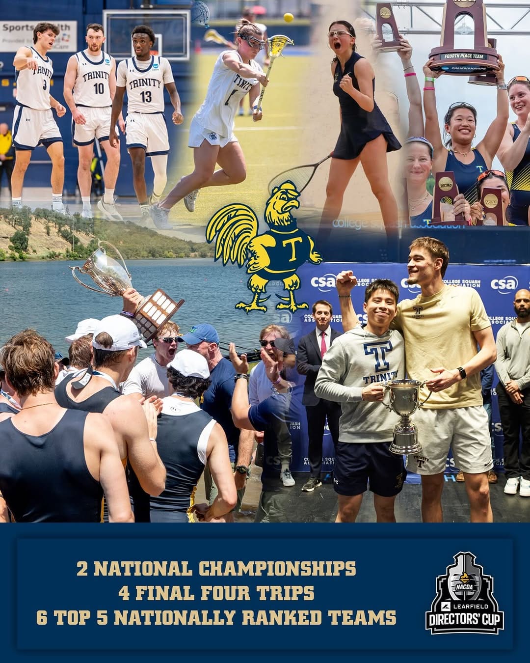Post 4 by Trinity College Athletics on Instagram (image)