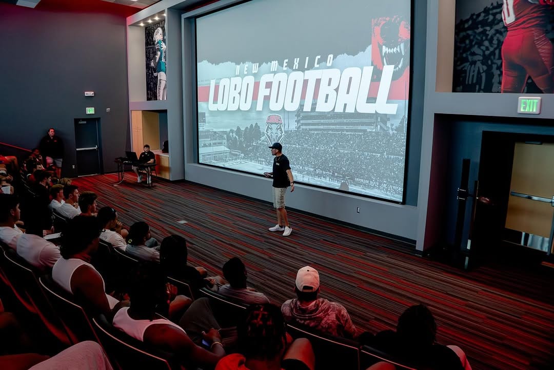 Post 7 by UNM Lobo Football on Instagram (carousel)