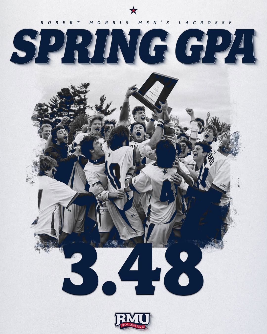 Post 6 by RMU Men's Lacrosse on Instagram (image)