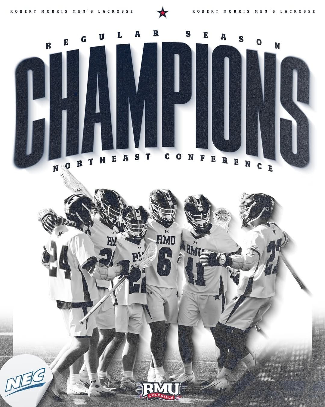 Post 10 by RMU Men's Lacrosse on Instagram (image)