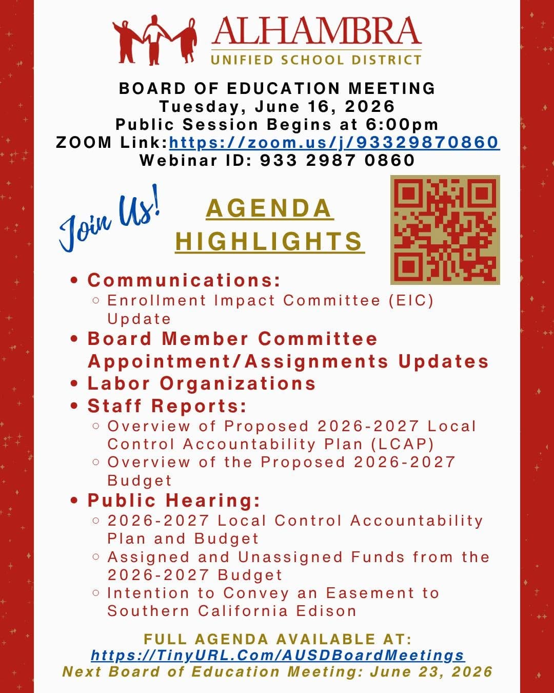 Post 5 by Alhambra Unified on Instagram (image)