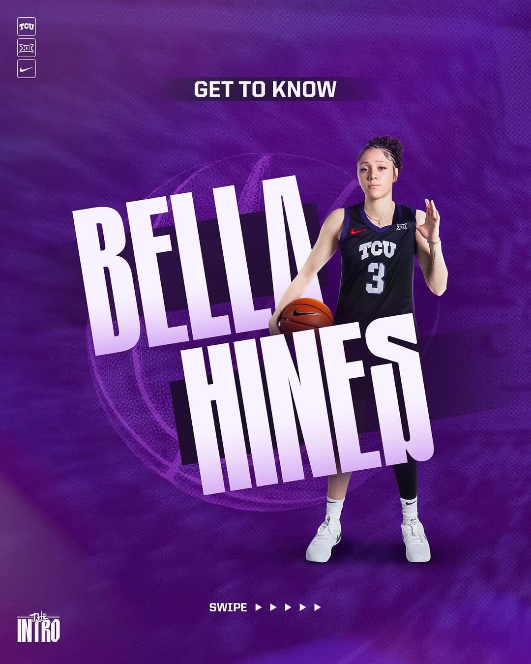 Post 6 by TCU Women's Basketball on Instagram (carousel)