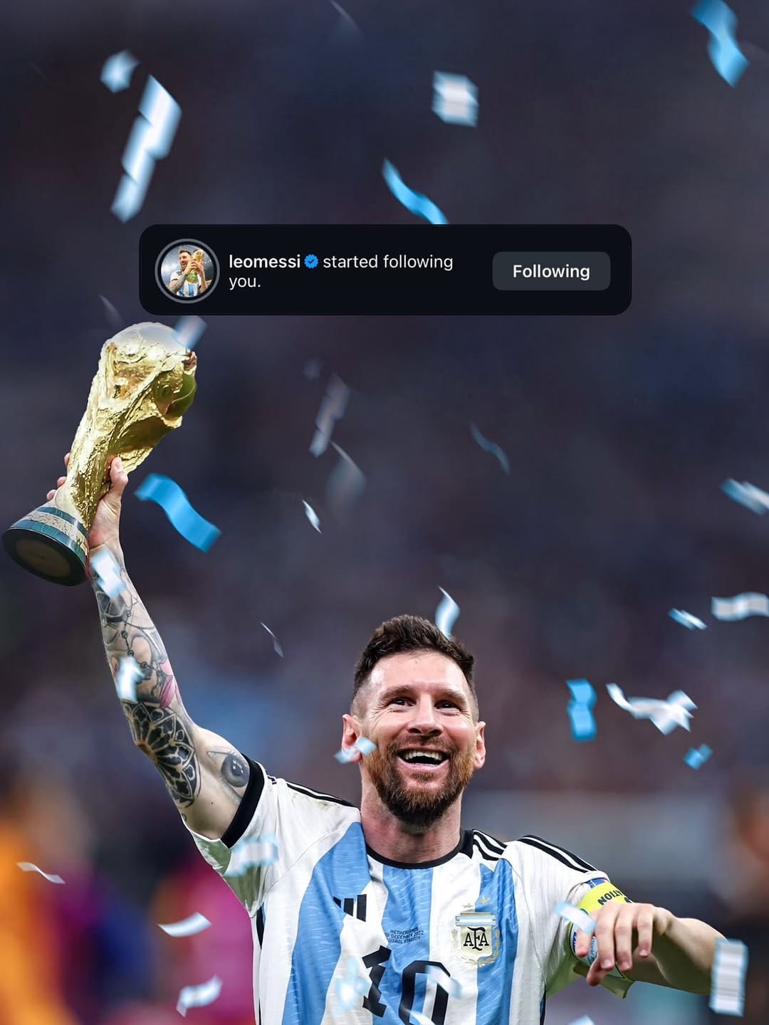 Post 8 by Leo Messi Club | Fan Page on Instagram (image)