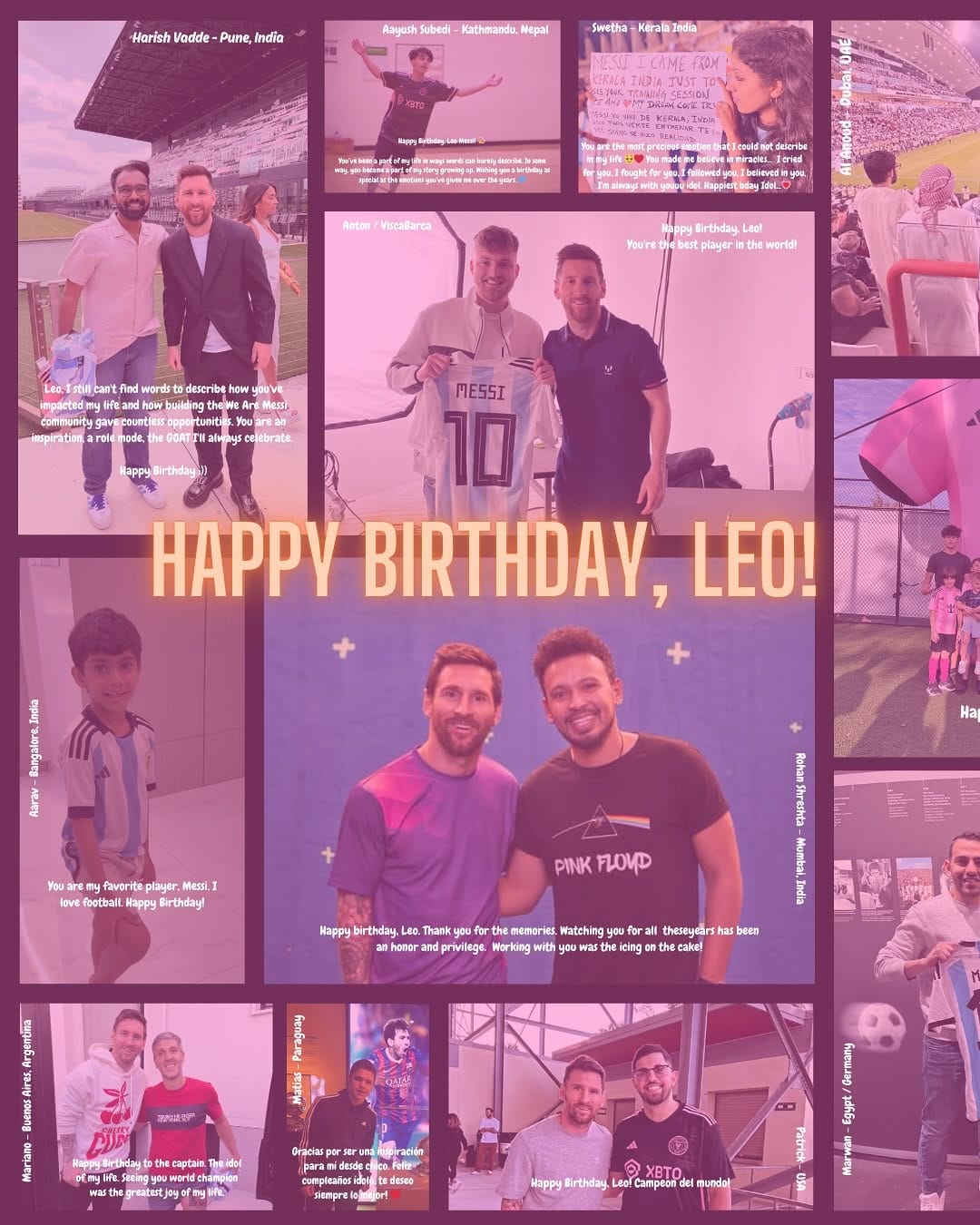 Post 9 by Leo Messi Club | Fan Page on Instagram (carousel)