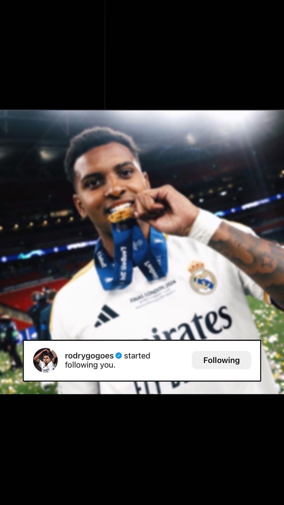Post 9 by Rodrygo RG on Instagram (video)