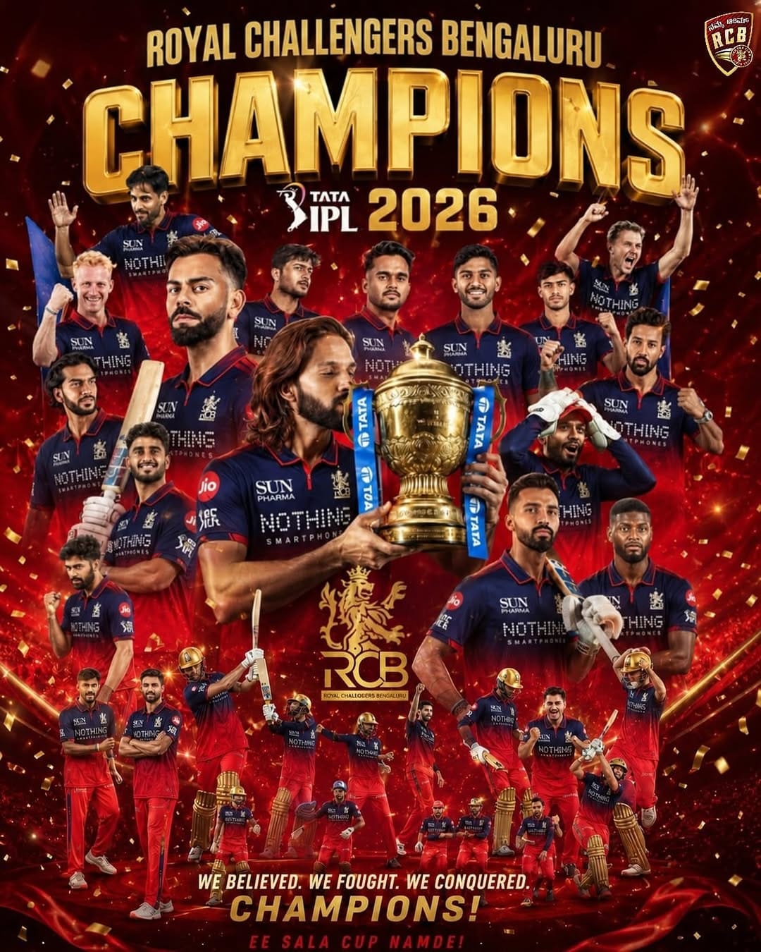 Post 8 by Royal Challengers Namma Team RCB on Instagram (image)