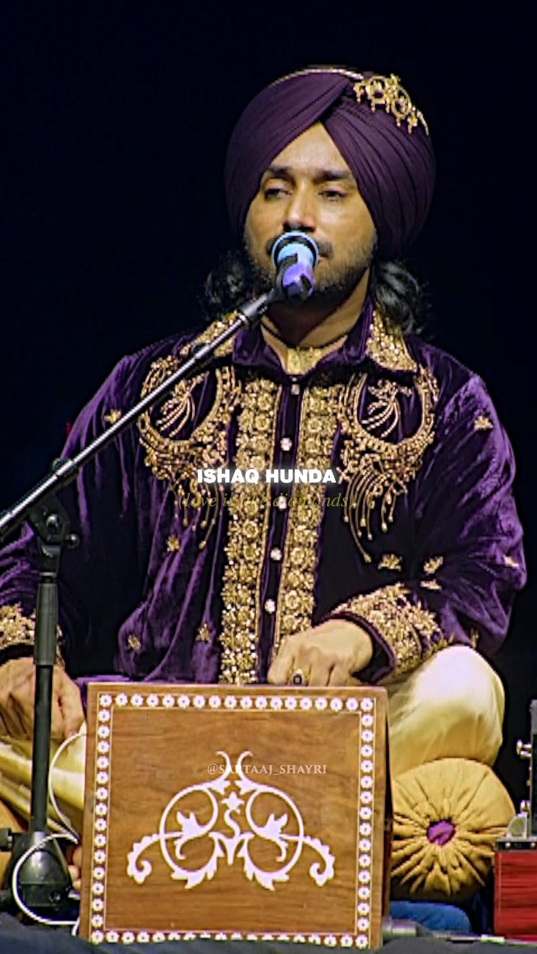 Post 4 by SUFIYANA SARTAAJ FAN PAGE on Instagram (video)