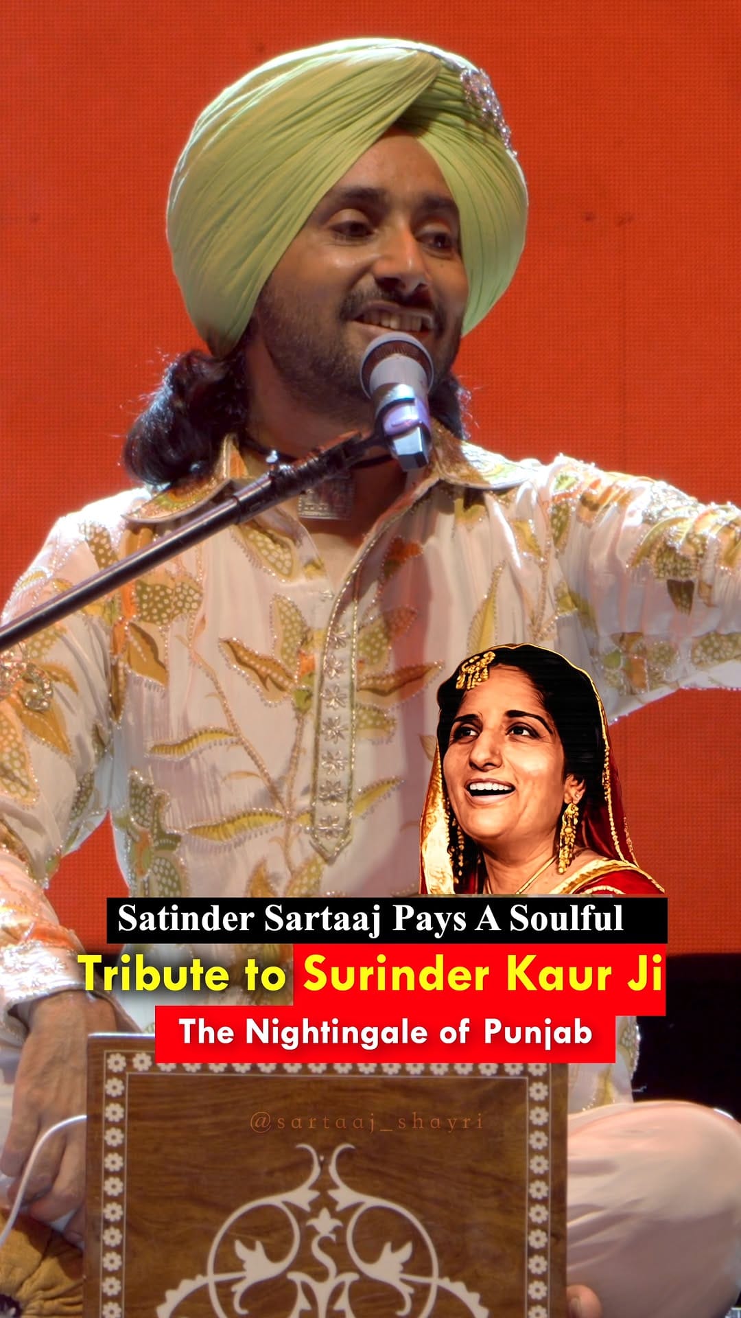 Post 2 by SUFIYANA SARTAAJ FAN PAGE on Instagram (video)