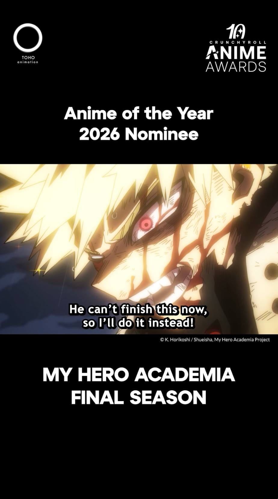 Post 2 by My Hero Academia on Instagram (video)