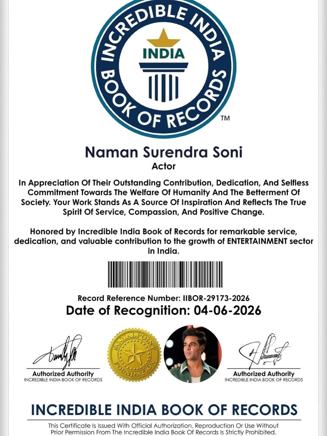 Post 3 by Naman Surendra Soni 🇮🇳 on Instagram (image)