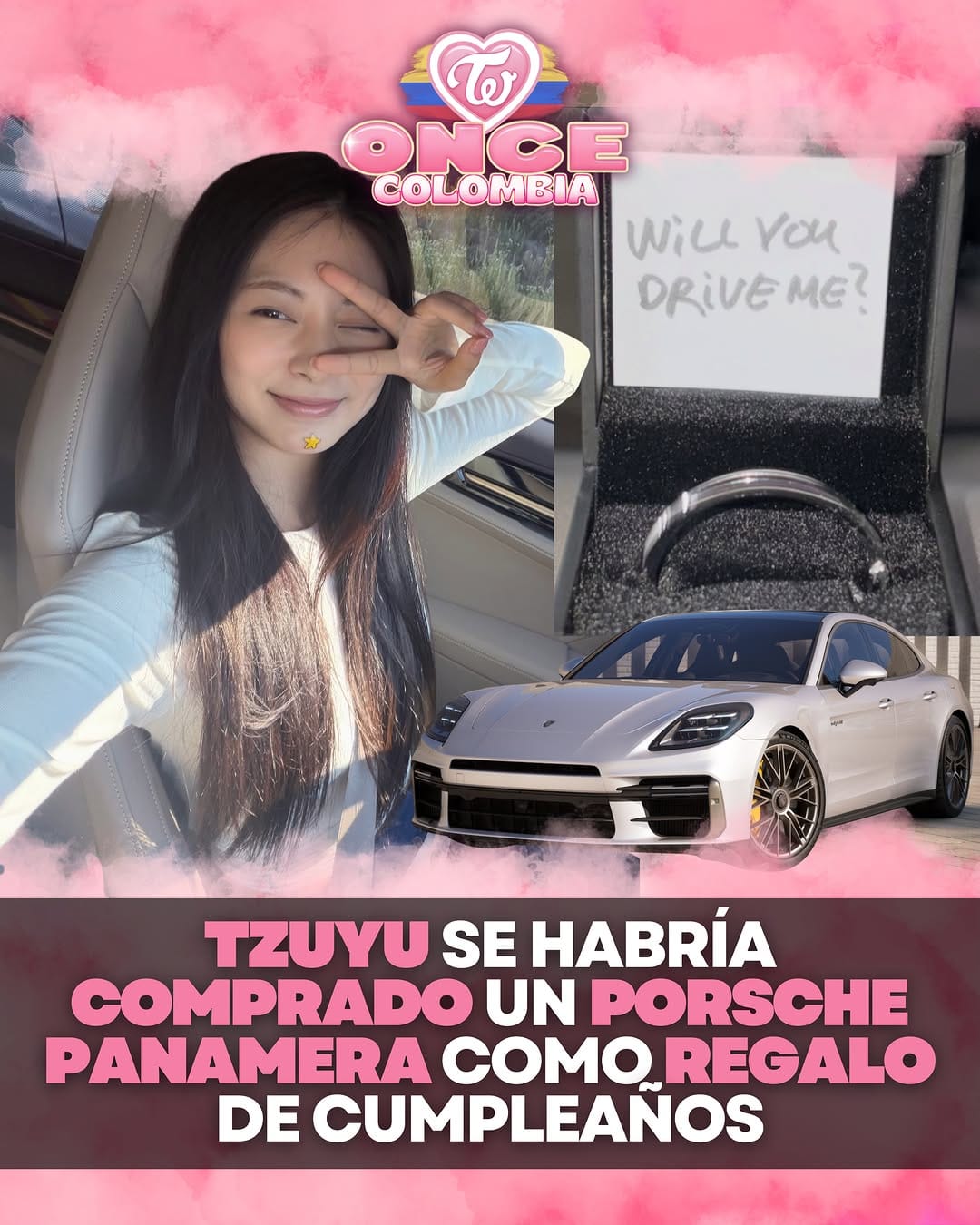 Post 2 by TWICE COLOMBIA on Instagram (carousel)