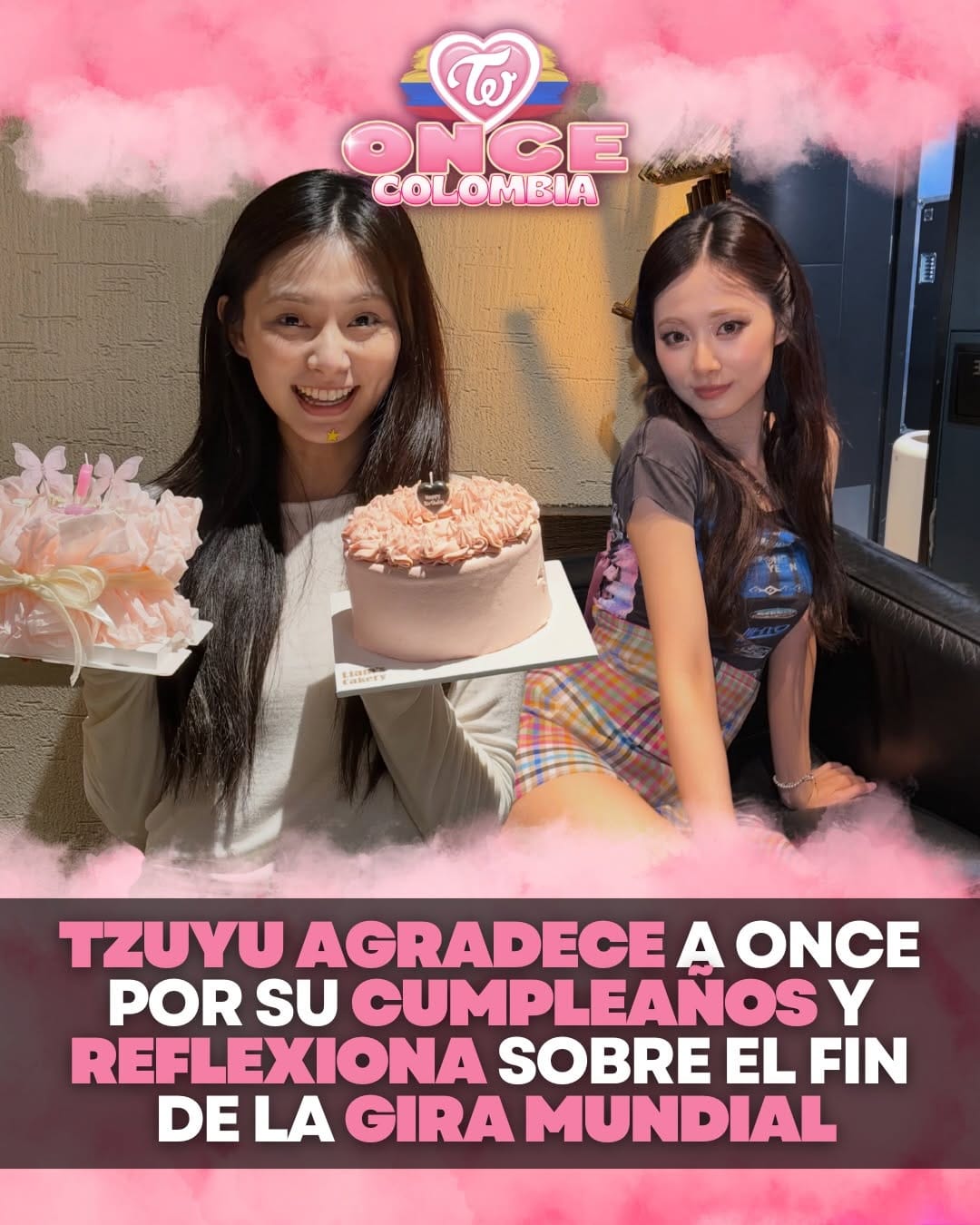 Post 4 by TWICE COLOMBIA on Instagram (carousel)
