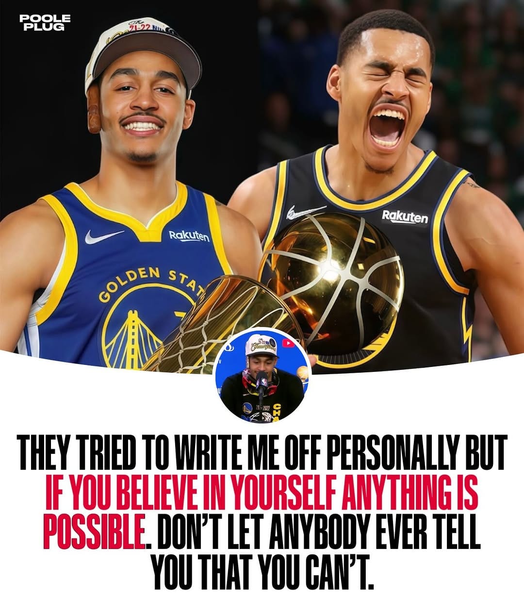 Post 8 by Jordan Poole FanPage ✪ on Instagram (carousel)