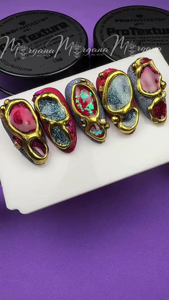 Post 5 by ◉ Morgana ◉🇲🇽Nail Artist on TikTok (video)