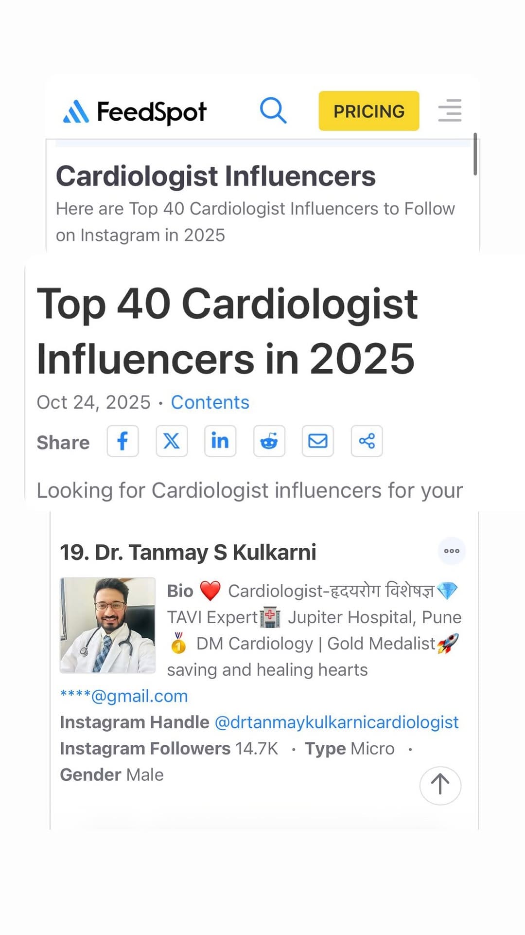 Post 9 by Dr. Tanmay S Kulkarni on Instagram (video)
