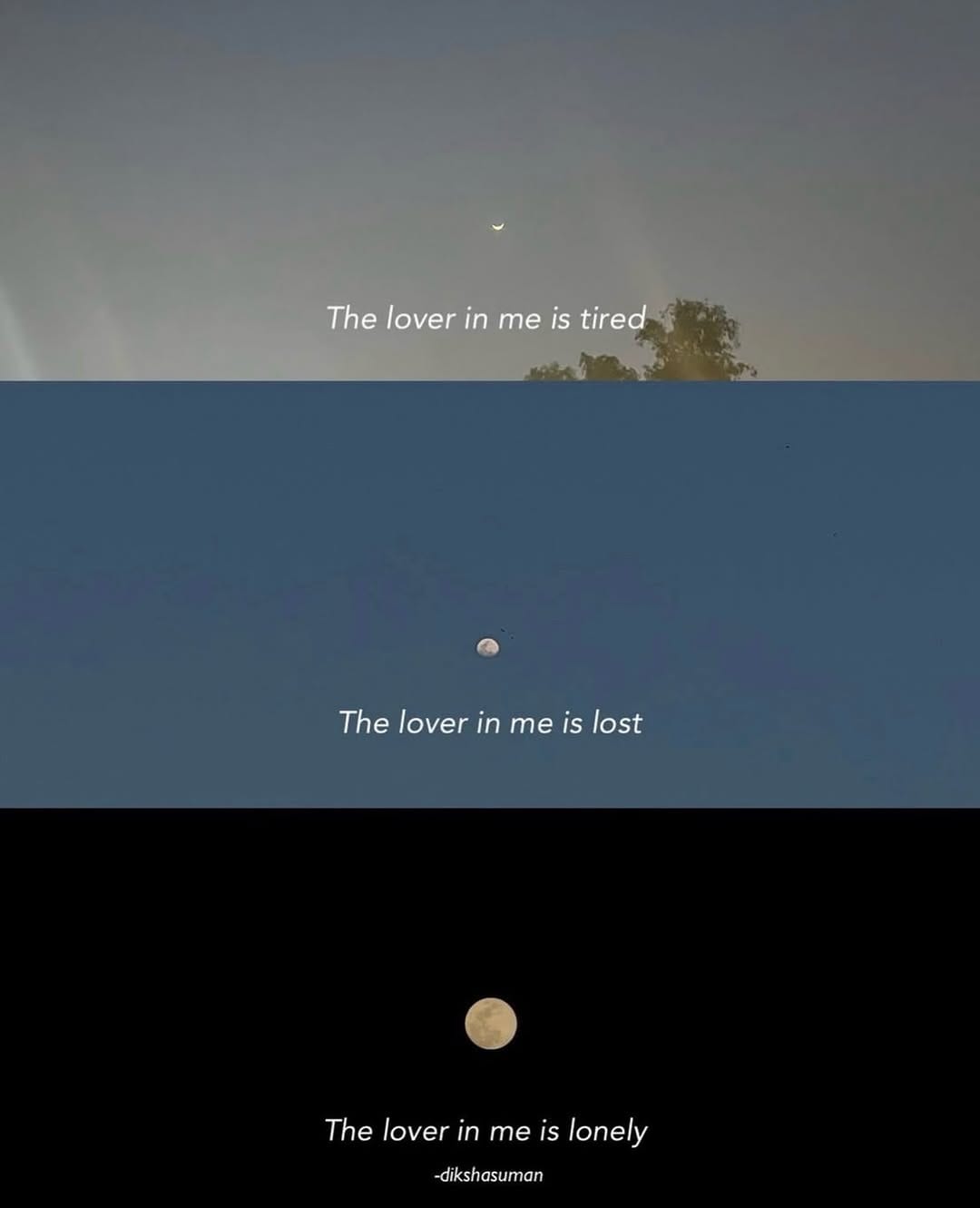 Post 3 by 𝘿𝙞𝙠𝙨𝙝𝙖 𝙎𝙪𝙢𝙖𝙣, 𝙢𝙤𝙤𝙣 𝙥𝙤𝙚𝙩🌛 on Instagram (image)