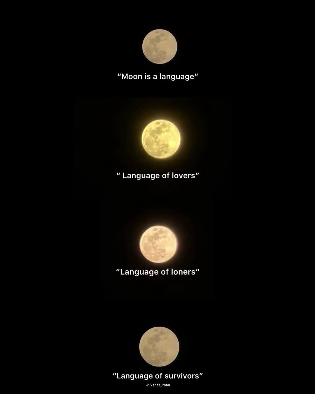 Post 10 by 𝘿𝙞𝙠𝙨𝙝𝙖 𝙎𝙪𝙢𝙖𝙣, 𝙢𝙤𝙤𝙣 𝙥𝙤𝙚𝙩🌛 on Instagram (image)